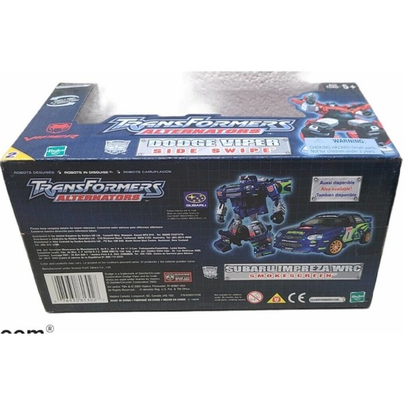 TRANSFORMERS Side Swipe Alternators Figure Dodge Viper Complete - Picture 5 of 5